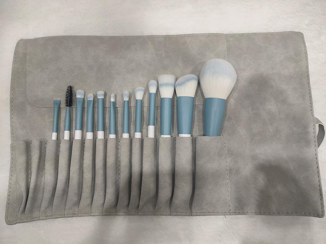 10-teiliges Leichtes Maisseide-Set – e Puder-/Lidschattenpinsel (Öko)