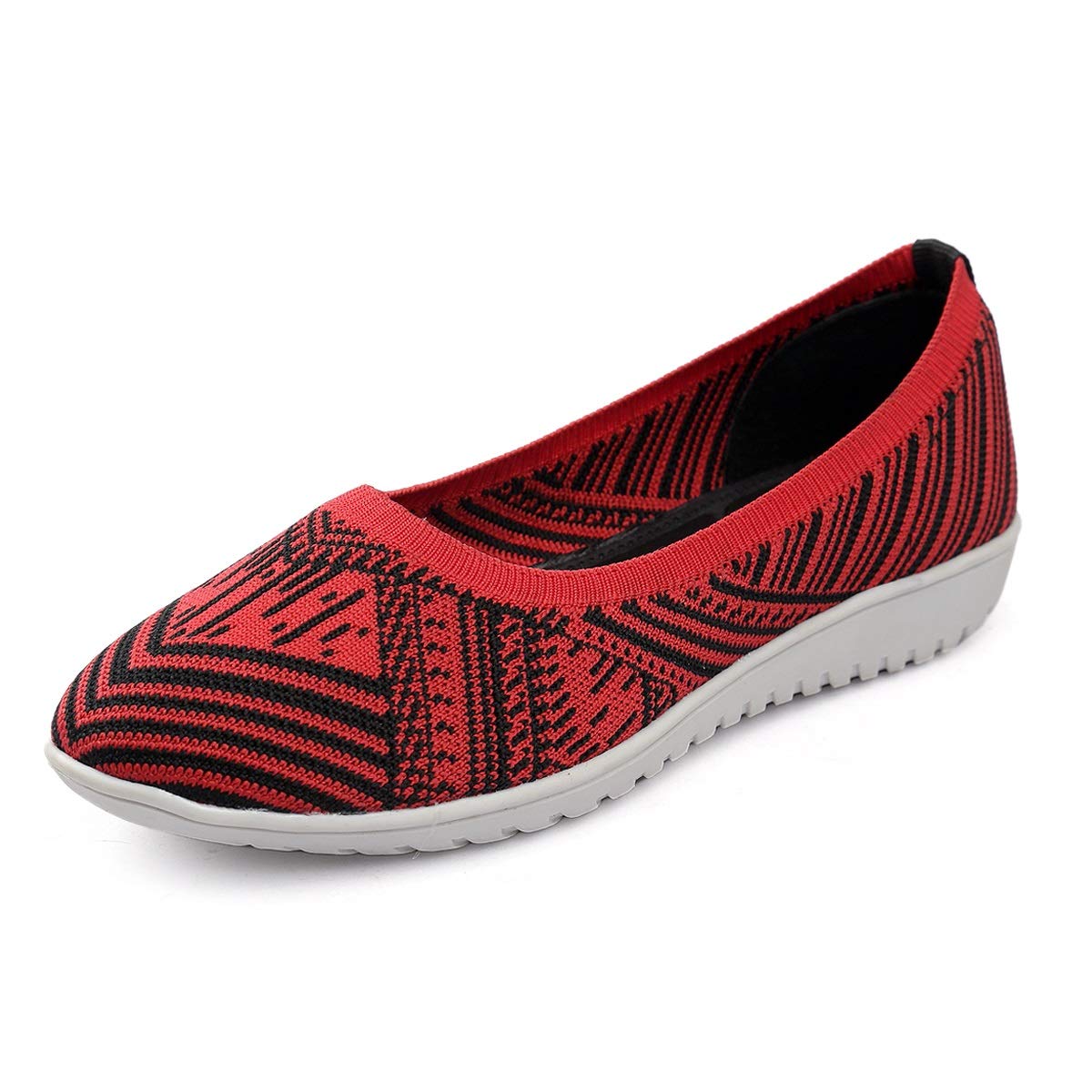 Meriggiare Women'S Red Belly - 8 Uk Red Ballet Flats - 8 Uk (42 Eu) (Mgfi4553J-41)-picture-14
