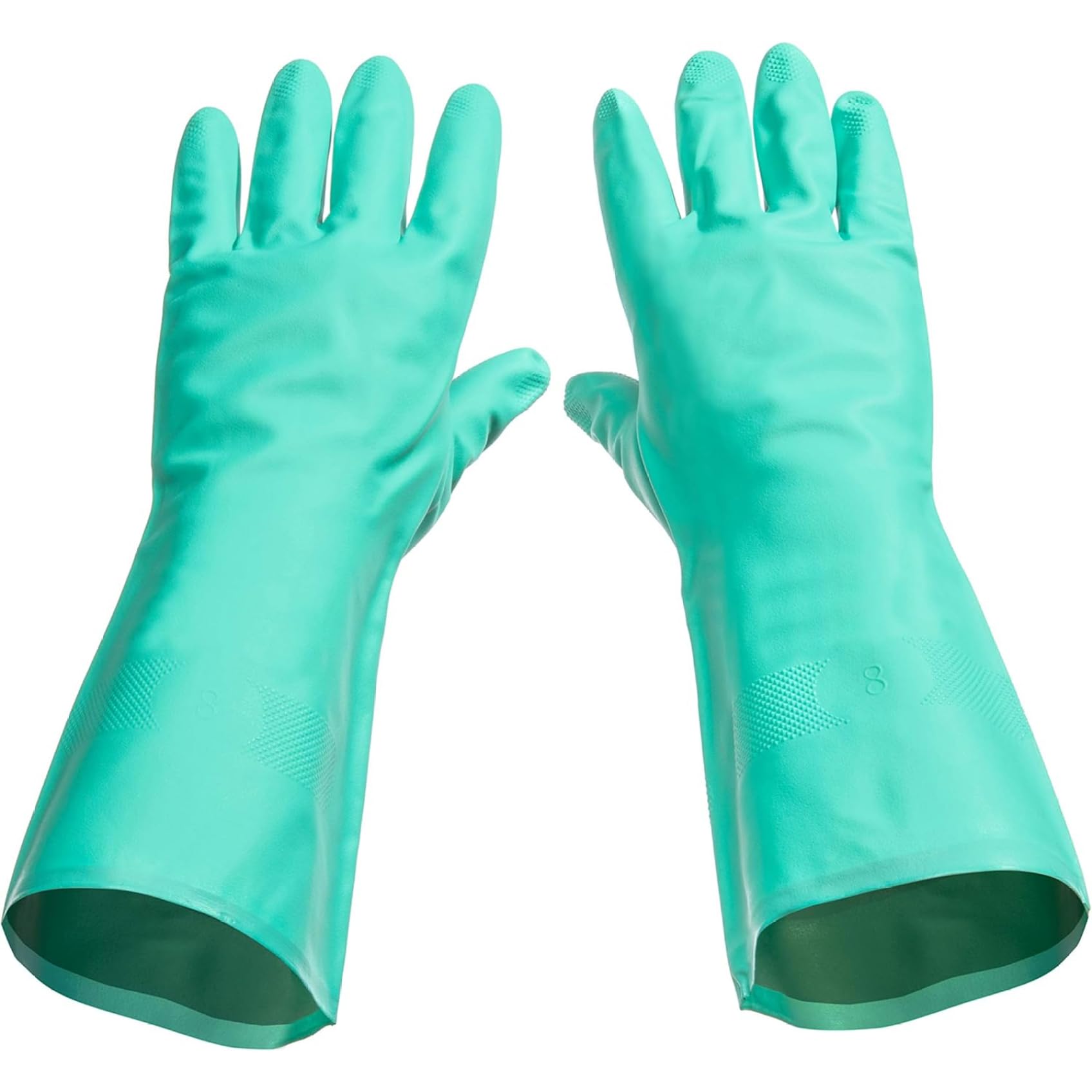 Elyebxj 1Pair Dishwashing Gloves, Oil-Resistant Latex Kitchen Gloves for Washing Dishes, Non-Stick Reusable Large Cleaning for Home Restaurant, Dish