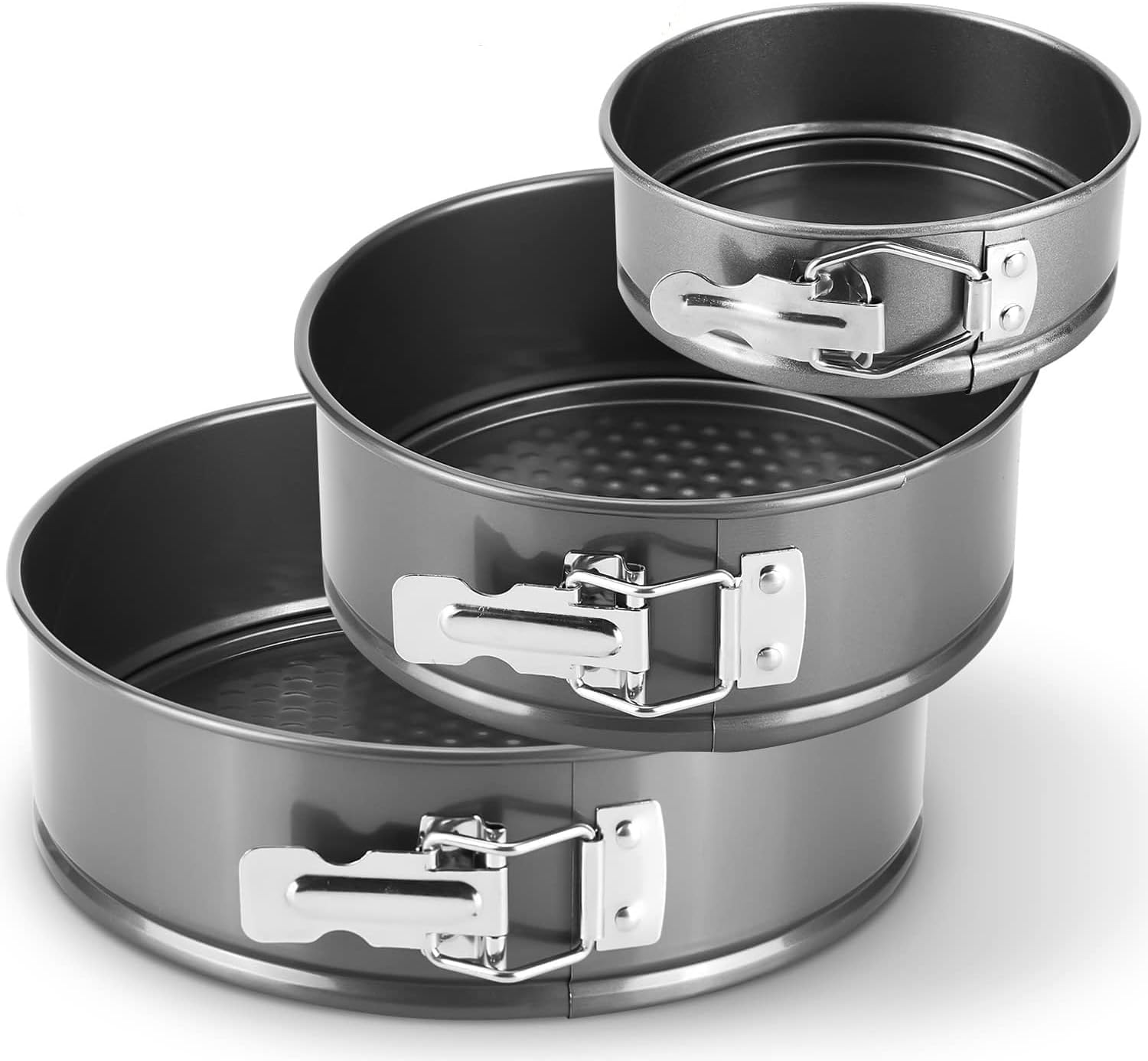 Layer Cake 2 Piu00e8ces Moule Gateau Rond, Moule U00e0 Manquu00e9 Moule 16 Cm En Acier Inoxydable Pour Panettone Gu00e9noise Molly Cake Brioche Moule Pour Gâteau