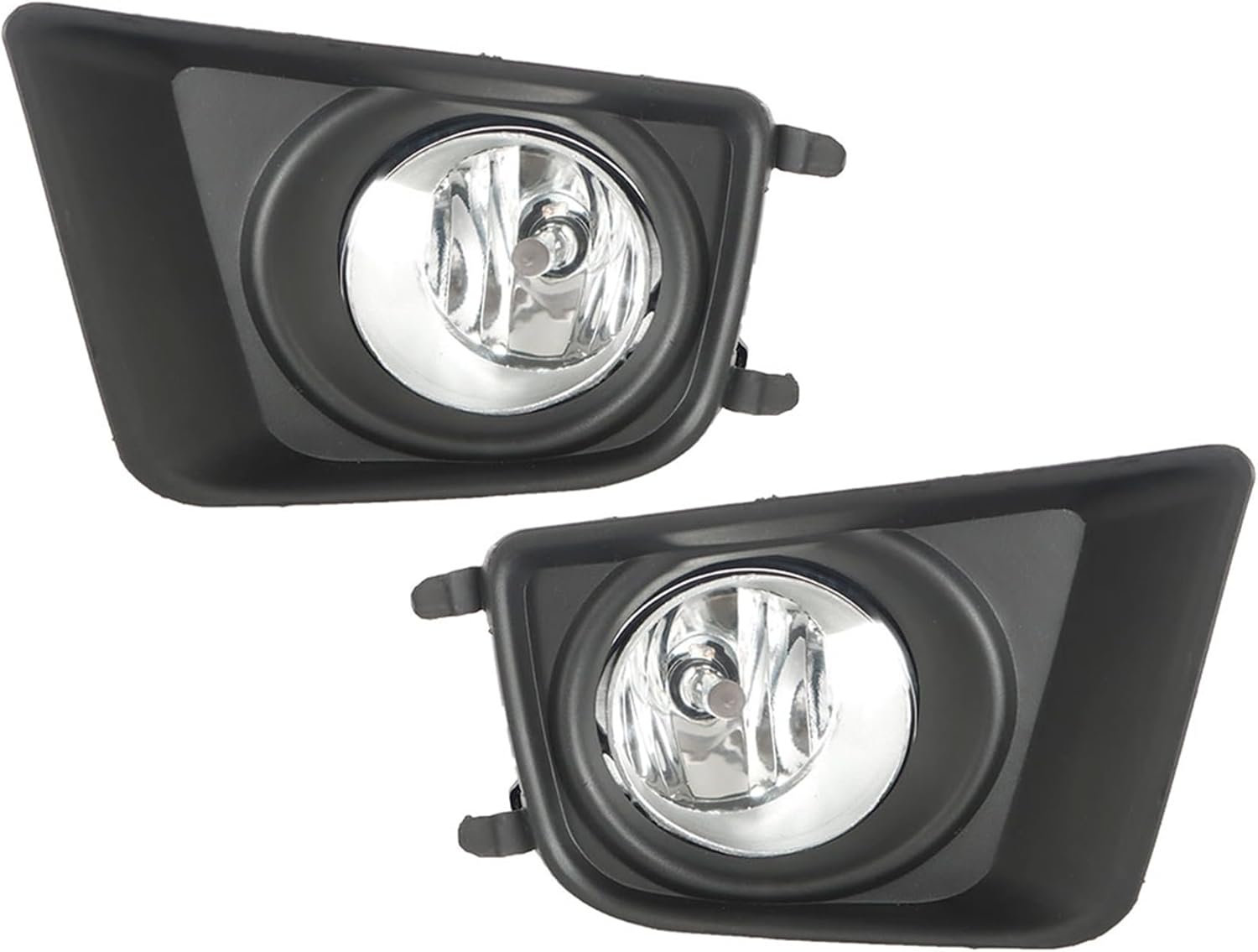 Silscvtt 2Pcs Fog Lights Assembly Replacement for Tacoma 2012-2015 Clear Lens with Bulbs Driving Fog Lights Lamps Left+Right Side