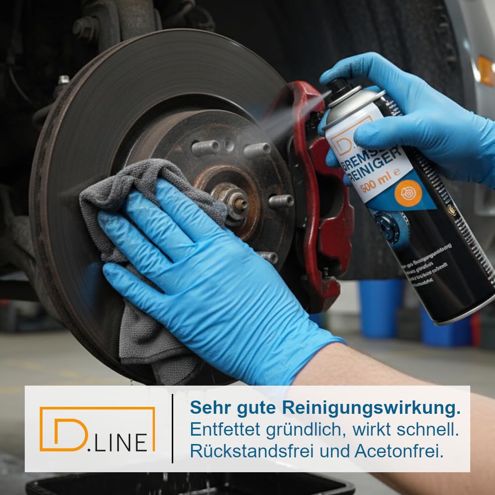 D.LINE Bremsenreiniger 5 Liter (1x 5 Liter)