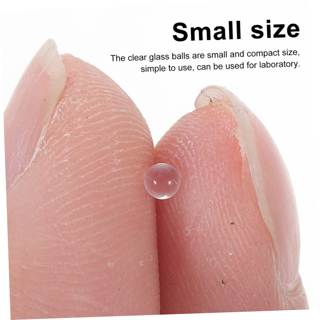 Gatuida Mini-Glaskugeln, 3 mm, Kugel aus robustem Glas, 2000 Stück, für Experimente im Labor