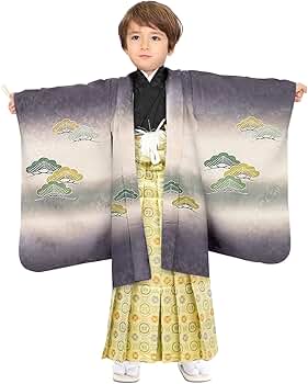 KYOETSU 七五三 男の子 着物12点フルセット 5歳　袴 KYOETSU 七五三 着物 5歳 男の子 【全て揃った豪華12点フル