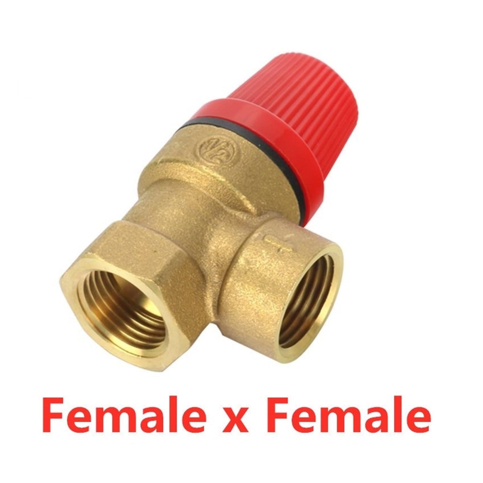 Valvola di sicurezza in ottone, interruttore di scarico for scaldabagno solare, filo interno ed esterno, valvola di sicurezza in ottone da 1/2" e 3/4"(3/4",FEMALE FEMALE_8BAR)