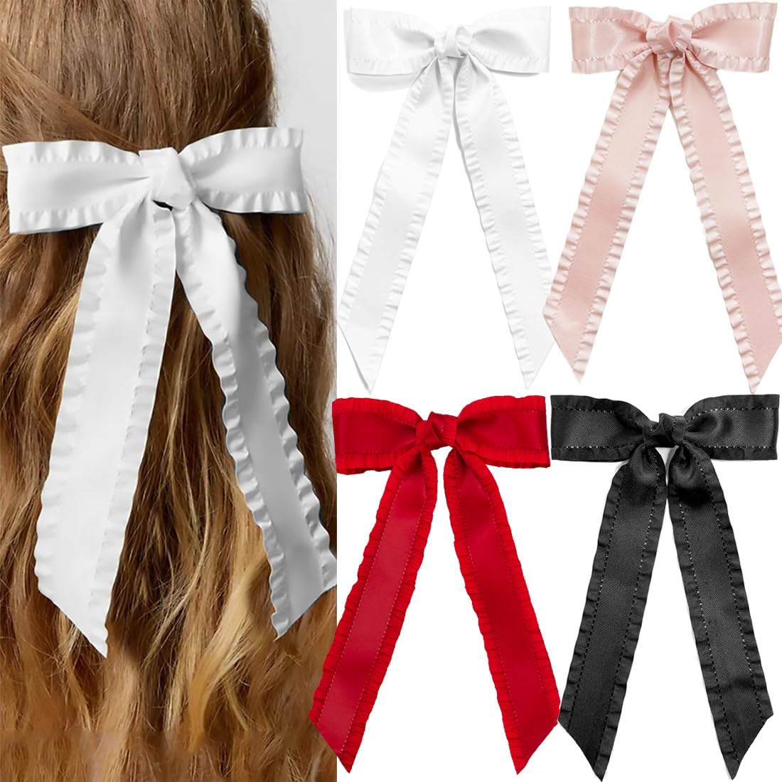 Hair Bows Clips 4 PCS