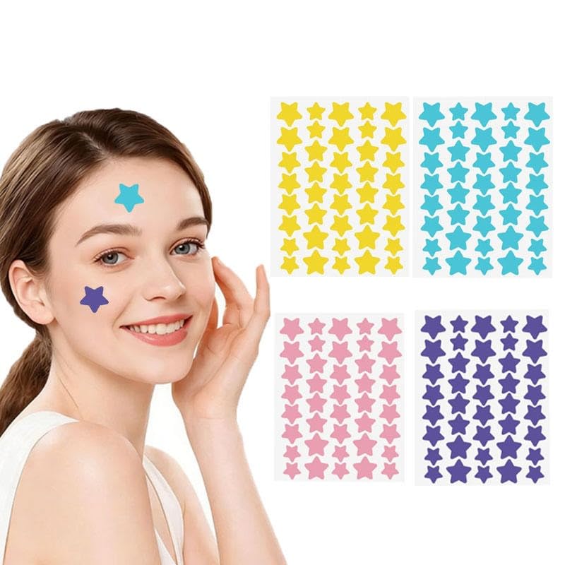 NYAMAH SALES Starface Pimple Patches, Quench Pimple Patch, Star-Shaped Hydrocolloid Acne Patches, Waterproof & Skin-Friendly Pimple Patches for Face & Body, Discreet for All Skin Type (120 Pcs - Pack of 3)-image-29