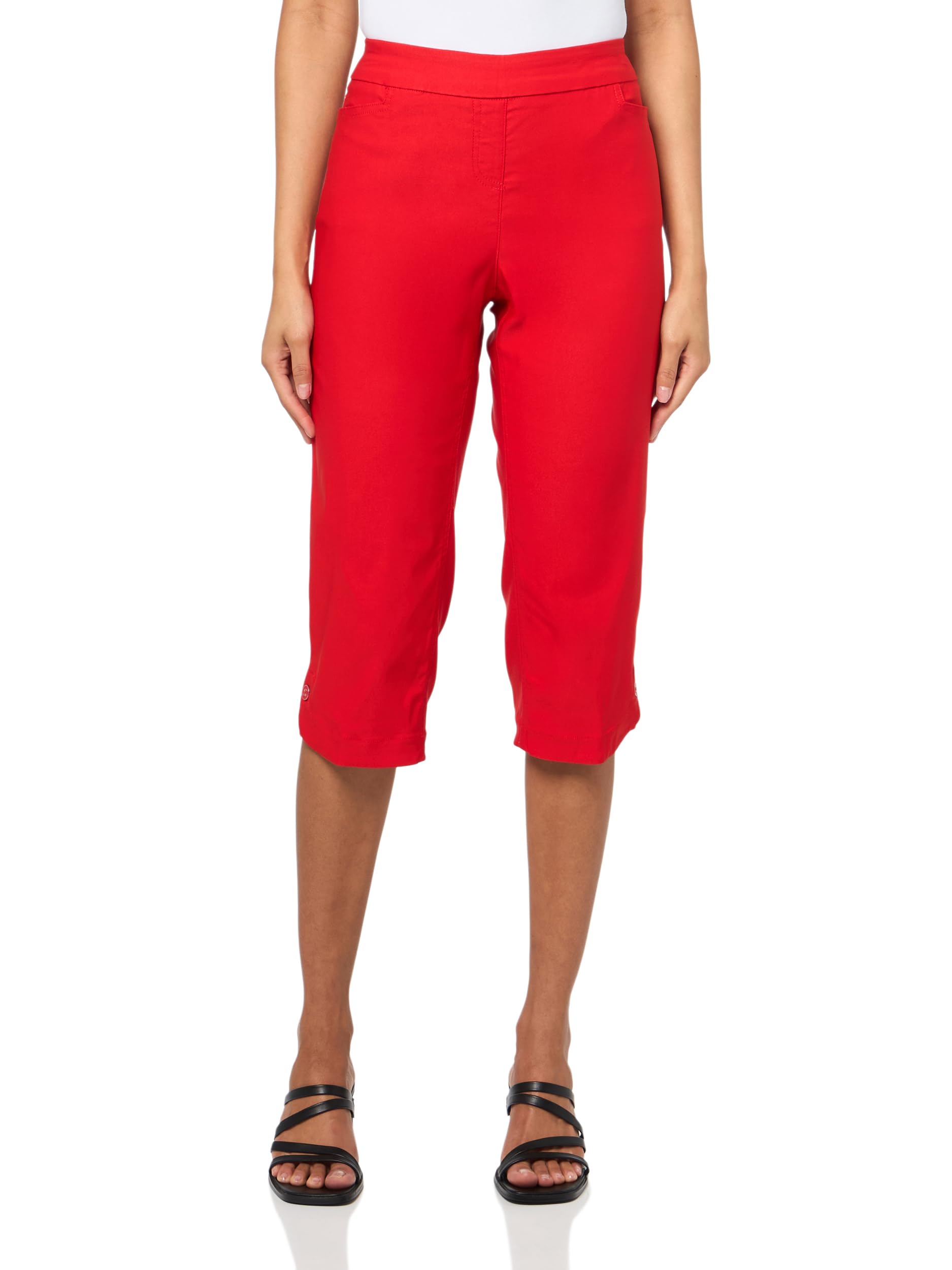 SLIM-SATION Womens Pull On Capri Pant