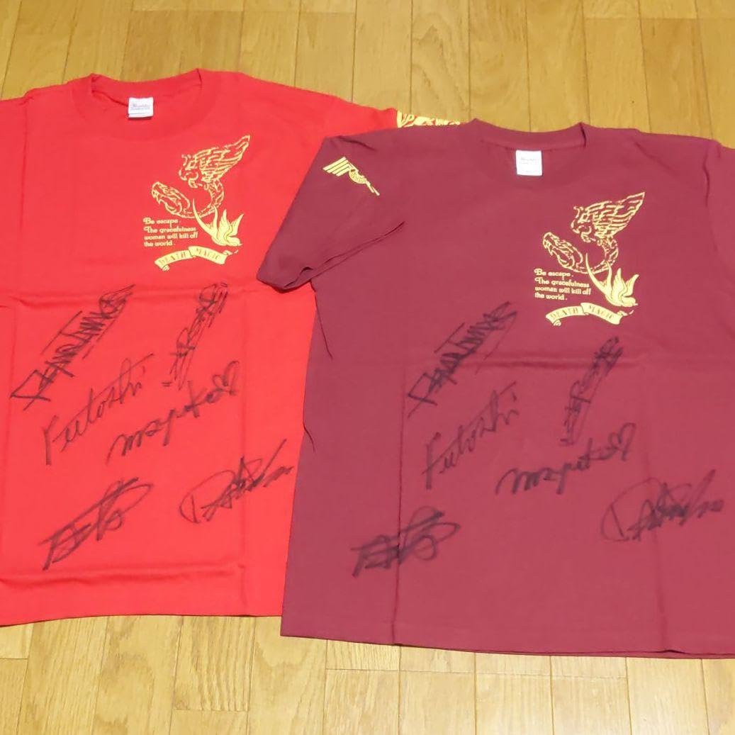 AquaTimez　メンバー全員サイン入り　Ｔシャツ 2025年最新】aqua timez サインの人気アイテム - メルカリ