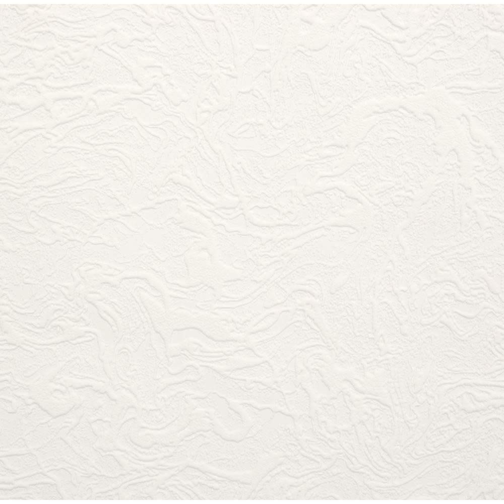 Swirl White Paintable Wallpaper
