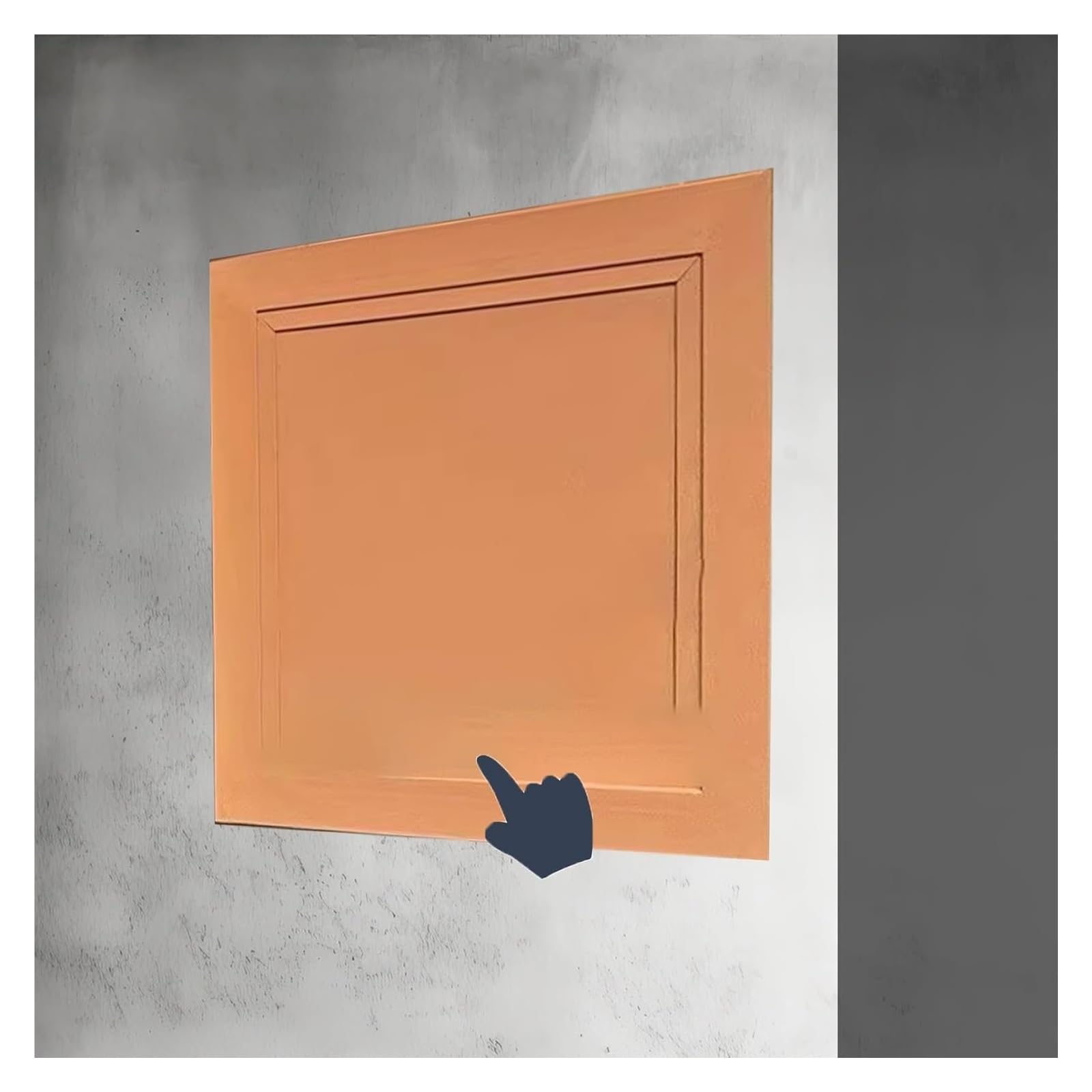 Qhknuyoax Original Wood Inspection Hatch Revision Door, Aluminum Push Button Access Panel For Drywall Multicolor Multiple Sizes(,15X15cm/6X6in)