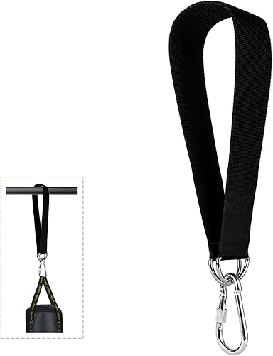 Correa para colgar bolsas pesadas con mosquetón, soporte para saco de boxeo para entrenamiento de gimnasio en casa (paquete de 1)