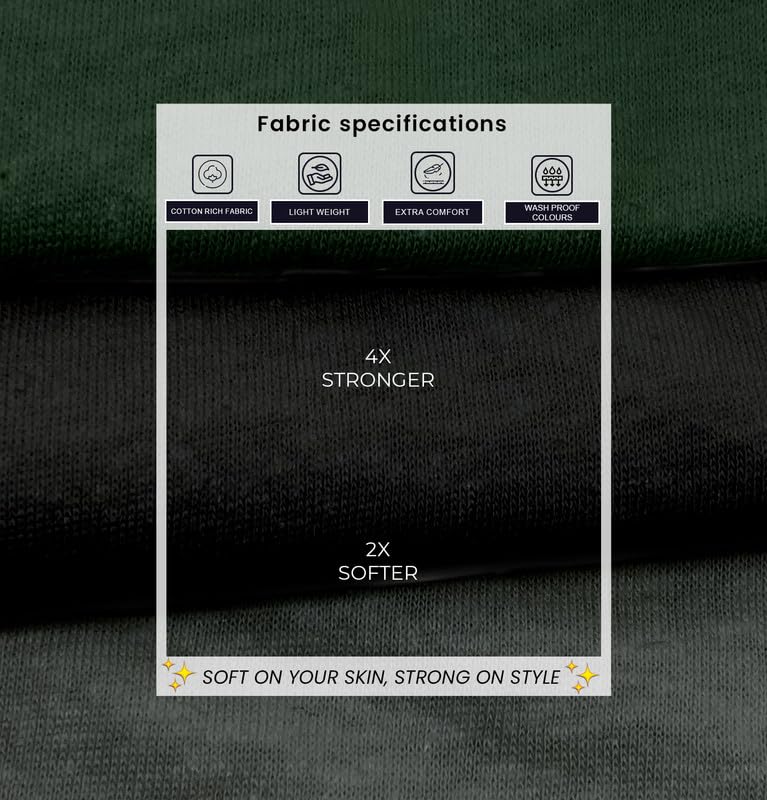 Image of Sleepynuts Women's S to 3XL Premium Half Sleeve Round Neck Plain Combed Cotton Tshirt Pack of 3 Loose Fit T-Shirts Combo
