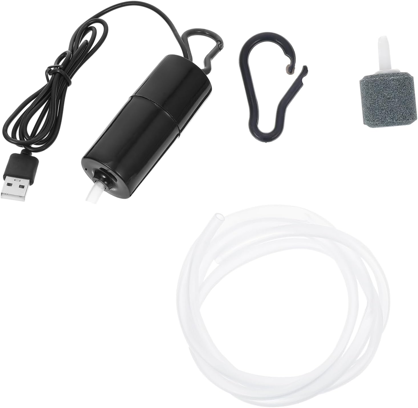 USB Portable Aquarium Oxygen Pump 1w Mute Aeration for Fish Tanks Xmas