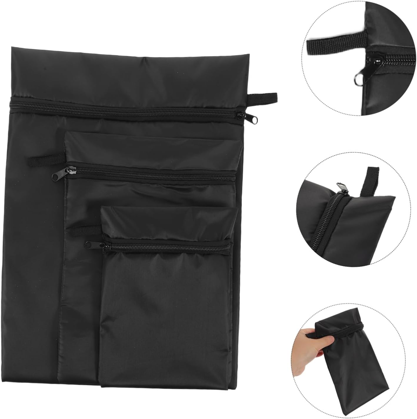 3pcs Waterproof Nappy Storage Bags for Diapers and Accessories, Oxford Cloth Material with Effortless Access, for Nursery and Changing Use