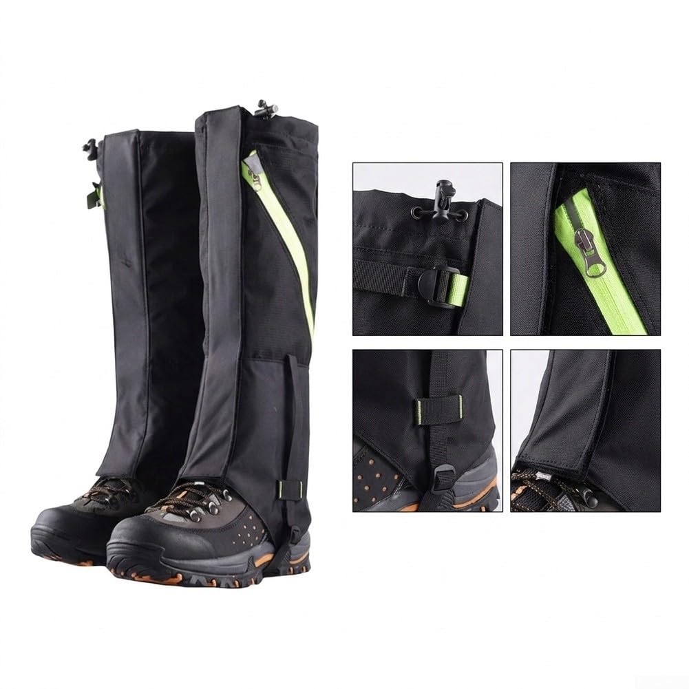 Polainas Trekking Ajustables para Montaña y Camping