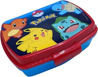 Store, Pokemon Boîte à Déjeuner, Porte-Goûter Scolaire pour Enfants, Lunchbox Portable pour Déjeuner, Repas ou Goûter, 18x5x13 CM