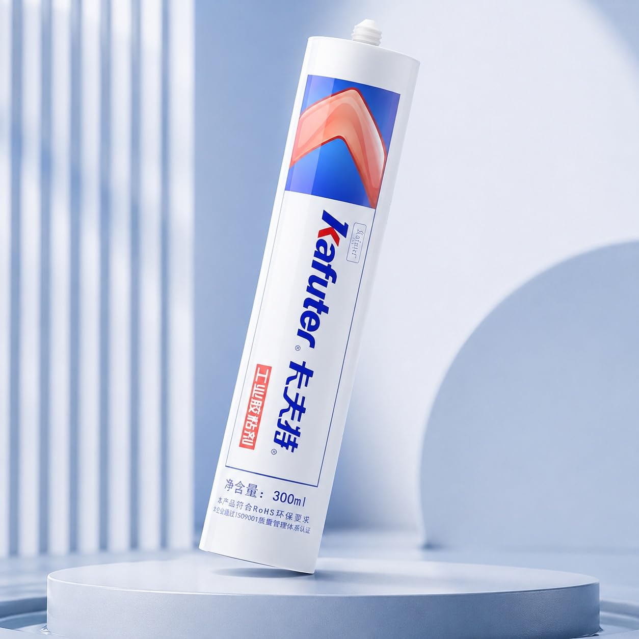 VIDOO Kafuter K-5204K 300ml Kartusche Silikonkleber Schnelltrocknend Weiß RTV 1.6 W/mK Wärmeleitend für Schnellhärtenden Roboter-Automatisierungsverguss Silikonkleber
