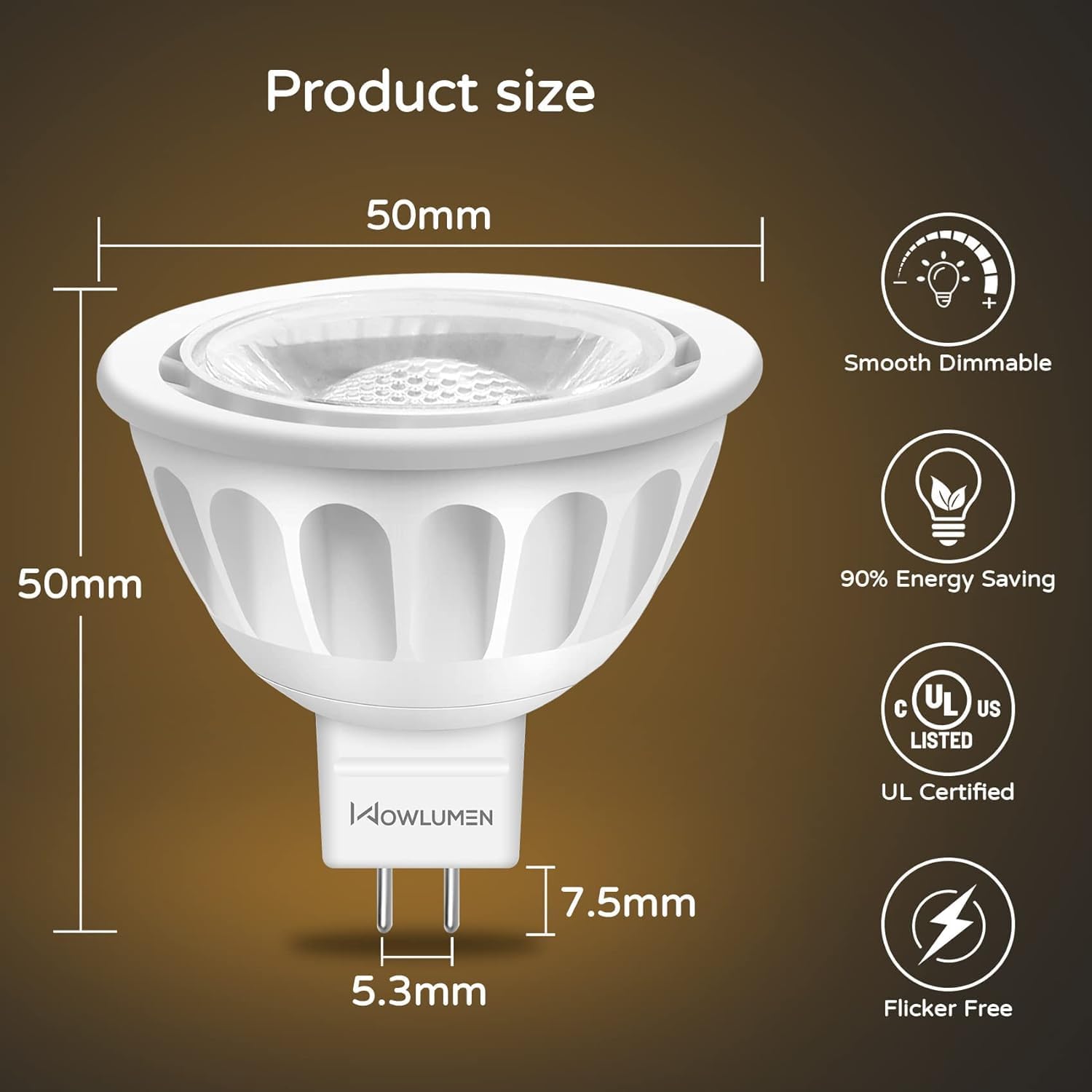 50W MR16 LED Bulb Dimmable 6 Pack and A19 LED Light Bulb,9W E26 Light Bulbs(60 Watt/80 Watt Equivalent)
