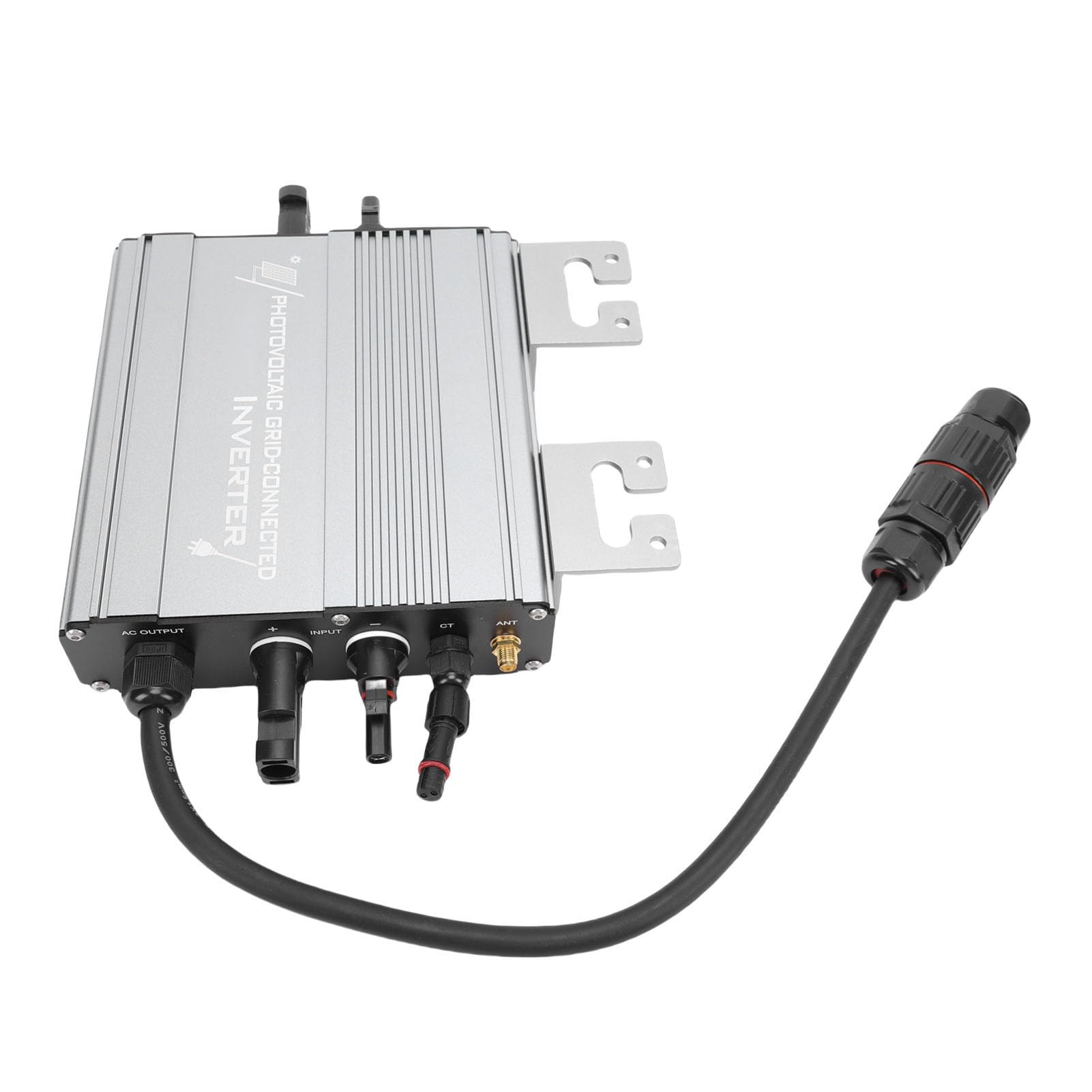 Microinversor de Conexión a Red de 800W, con WiFi, Inversor Solar con Modo de Batería Fotovoltaica de Entrada Dual IP65, para Energía Doméstica