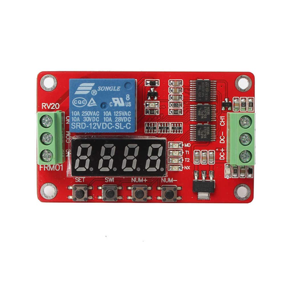 See full amazon price history chart for REES52 12V DC Multifunction Self-lock Relay PLC Cycle Timer Module Delay Time Switch REES52 12V DC Multifunction Self-lock Relay PLC Cycle Timer Module Delay Time Switch (B07L9176SQ) Amazon Price History, Amazon Price Tracker
