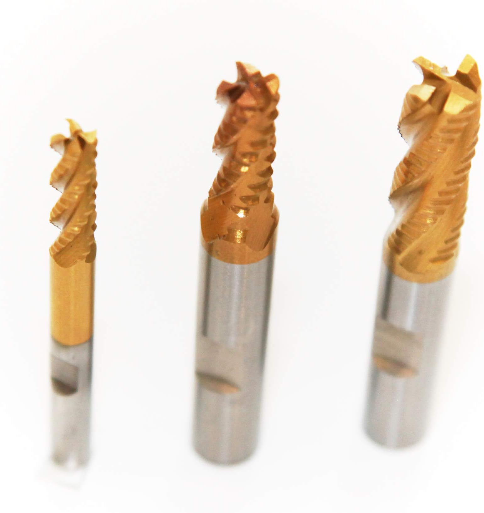 Rough Mill Cutter Set, HSS M2, TiN coated, 6 / 8 / 10 mm