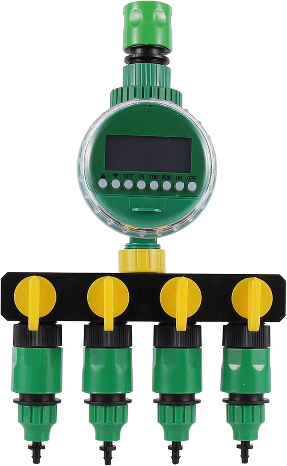 Smart Irrigation System Home Garden Irrigation 4 Way Shunt Splitter Adapter Plants Flower Vegetable Automatic Watering Timer Kit