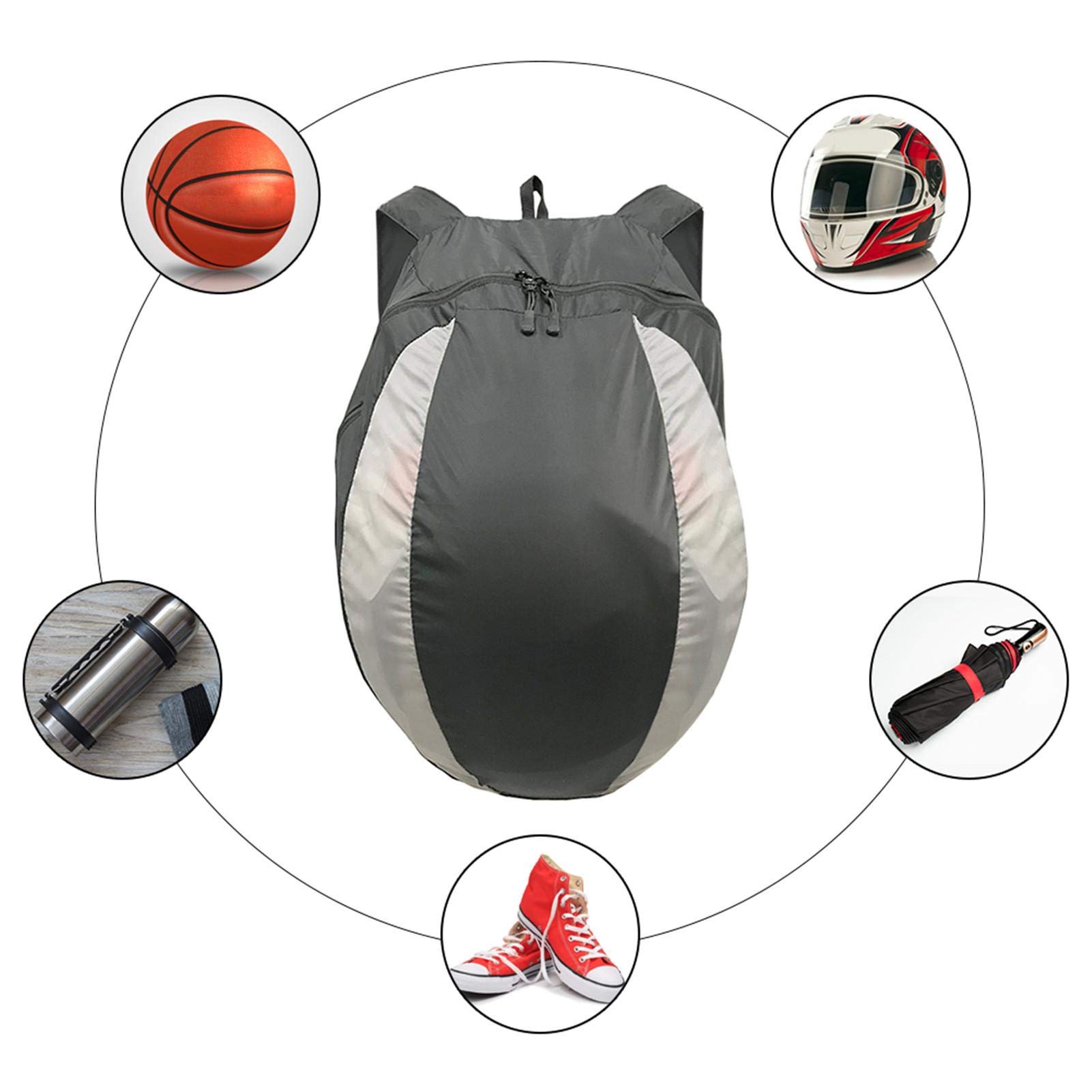 Mochila 28 L, bolsa casco motocicleta, soporte para casco, para viajes al aire libre, senderismo, escalada, ciclismo, mochila nailon.