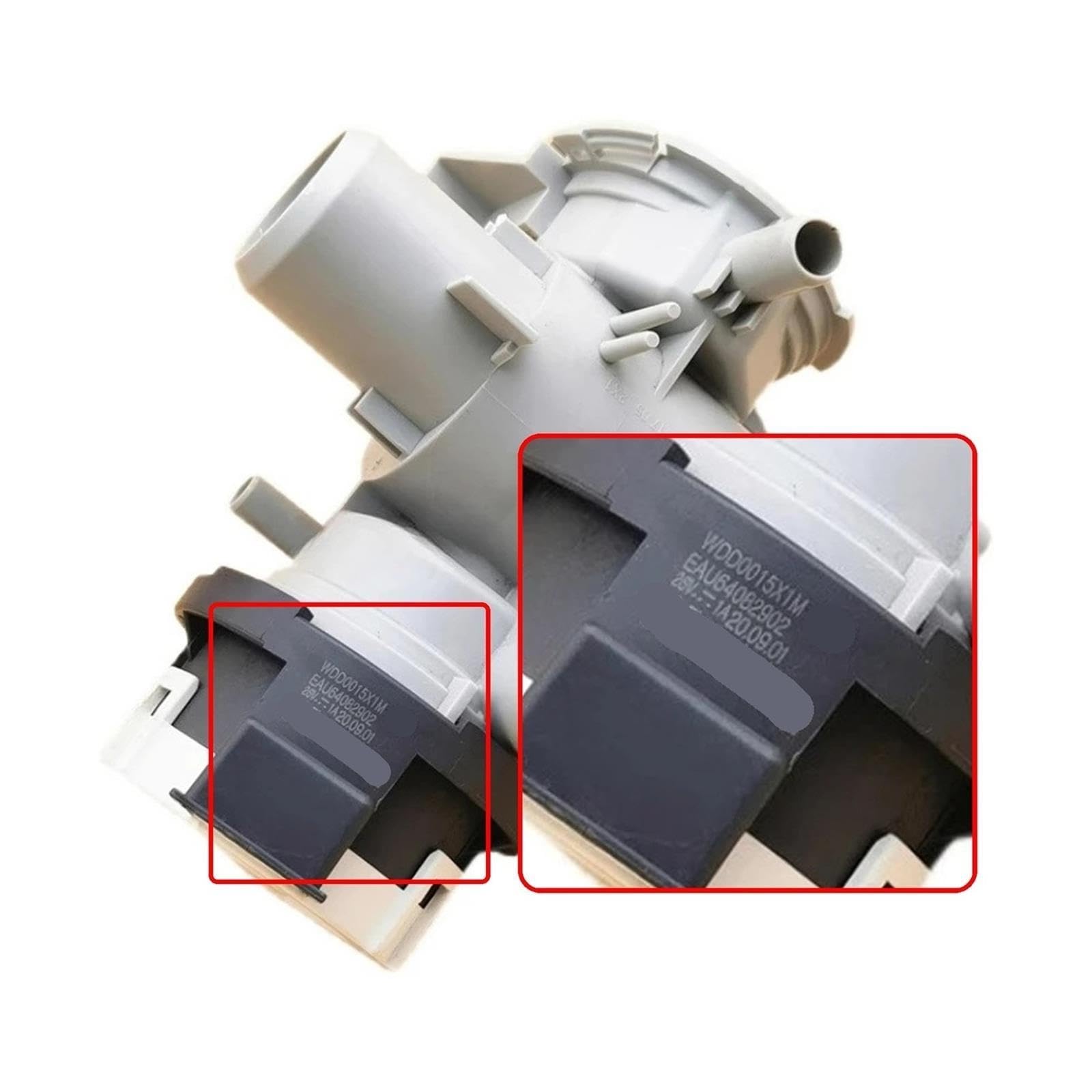 Válvula Solenoide De Entrada De Agua Para Lavadora, Compatible Con LG, 26 V, EAU64082902, Válvula De Entrada De Agua Para Lavadora De Tambor(B 26V-)