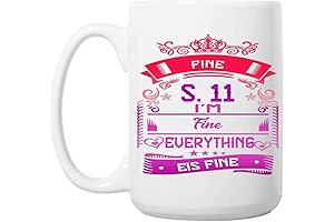 I'm Fine, Everything Is Fine Mug: A Humorous Gift Idea for Cat Lovers
