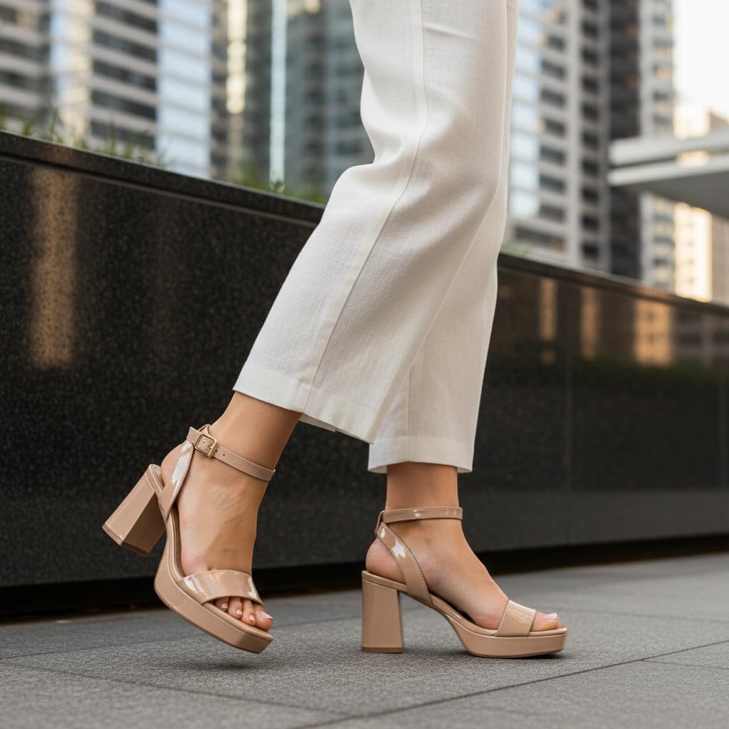 CUSHIONAIRE Women's Cherry platform dress sandal +Memory Foam and Wide Widths Available - Image 3