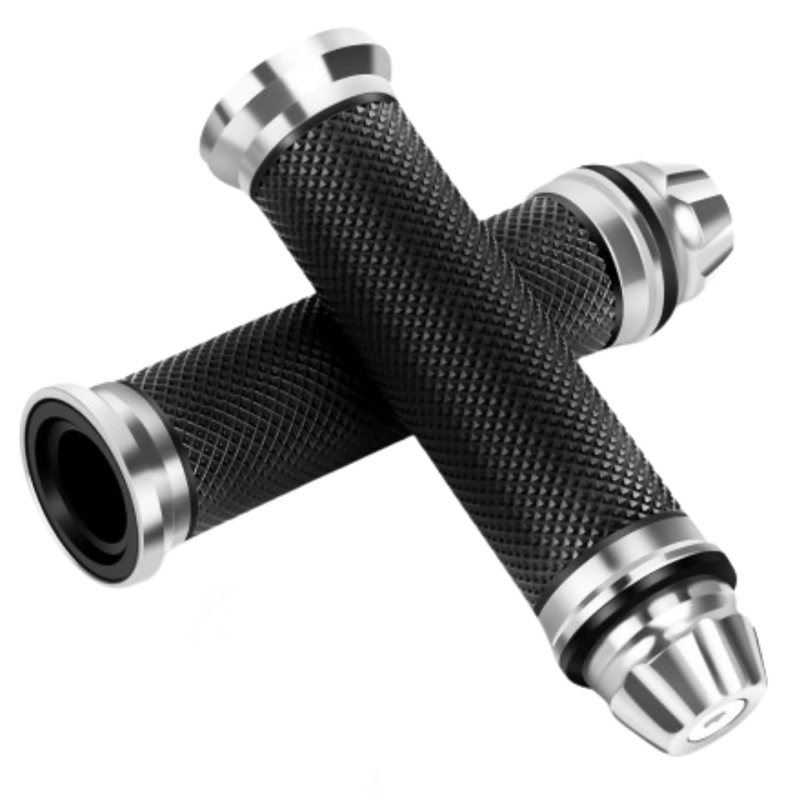 バイク グリップ 左右セット アルミ バーエンド 22.2mm カスタム バイク…