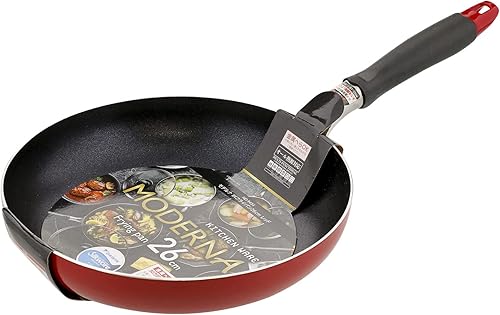 Vista 18 de Bestco IH ND-9453 Deep Frying Pan, 9.4 inches (24 cm), Red, Modena