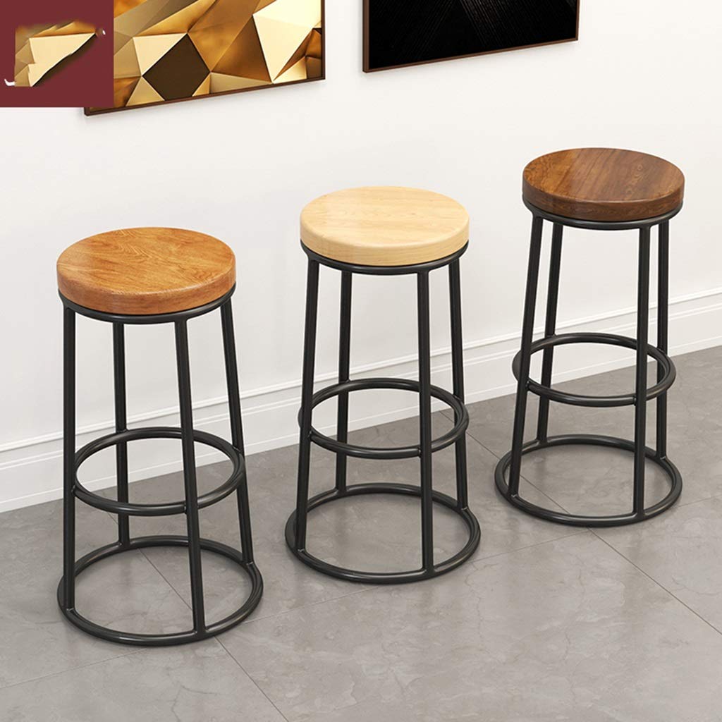 Amazon｜XZGang 無垢材バースツールバースツールレジャーバーチェア