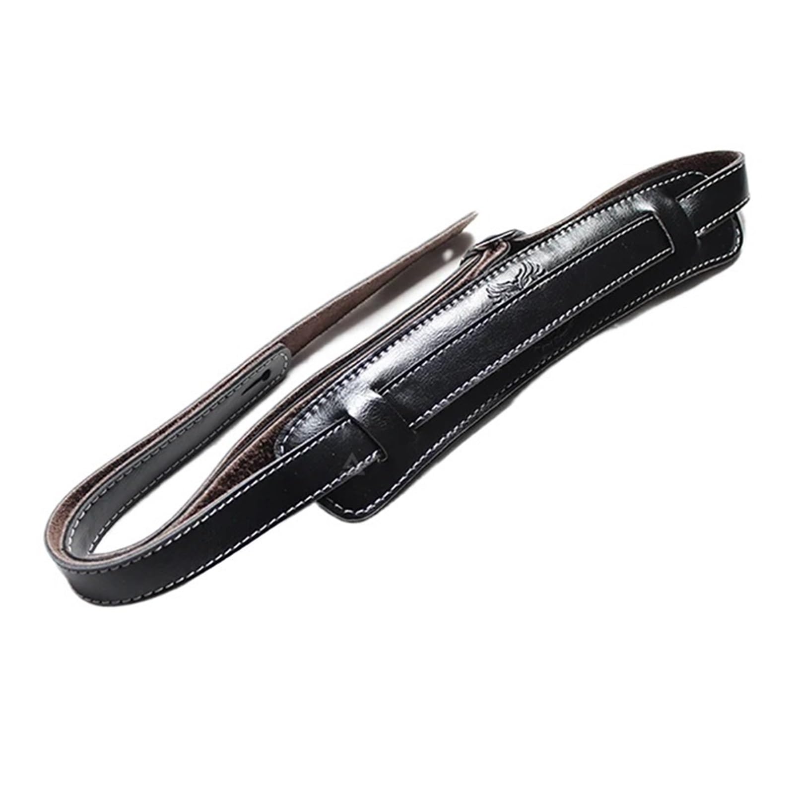 Correa de guitarra acolchada cuero suave y ajustable, gruesa, for eléctrica, acústica bajo Para Guitarras Bajas