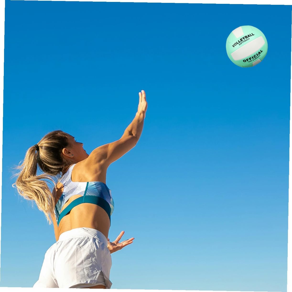 Sosoport 2pcs Soft Adult Volleyball Size 5 Indoor Training Sports Ball Practice Beach Playing Equipment for Entrance Examination and Recreational Team Sports