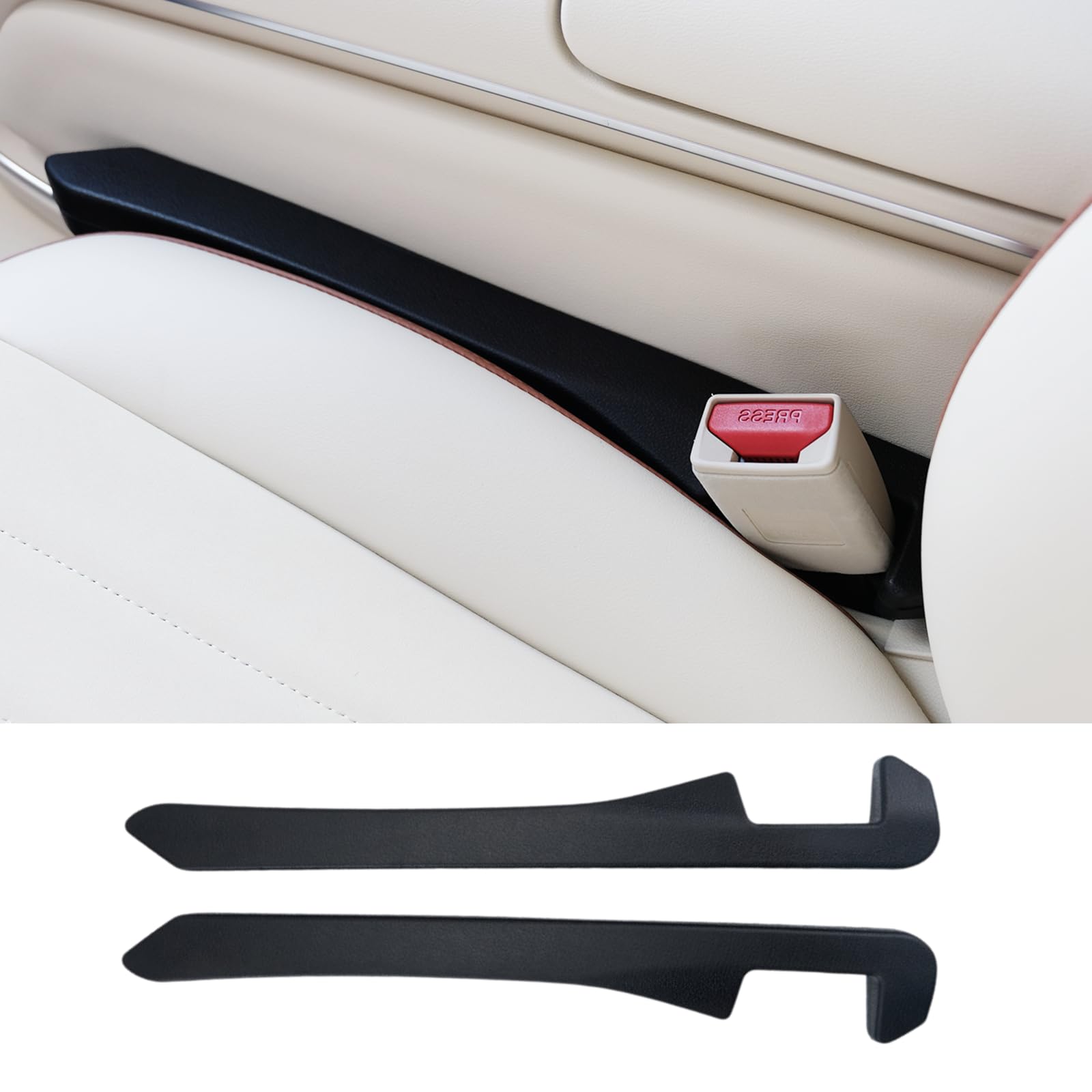 Lot De 2 Combleurs D'espace Pour Siège Auto - Tissu, Universel, Rangement Téléphone/cartes - Pour Voiture, SUV - 7