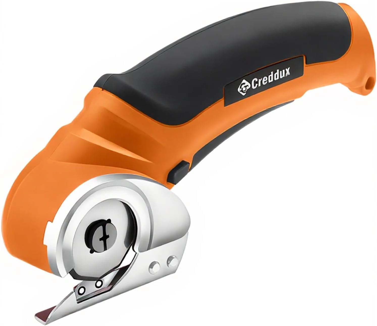 Cordless Electric Scissors, 4.2V Cardboard Cutter Tool for Cardboard Carpet Leather Packages Plastic with Rechargeable Battery Orange