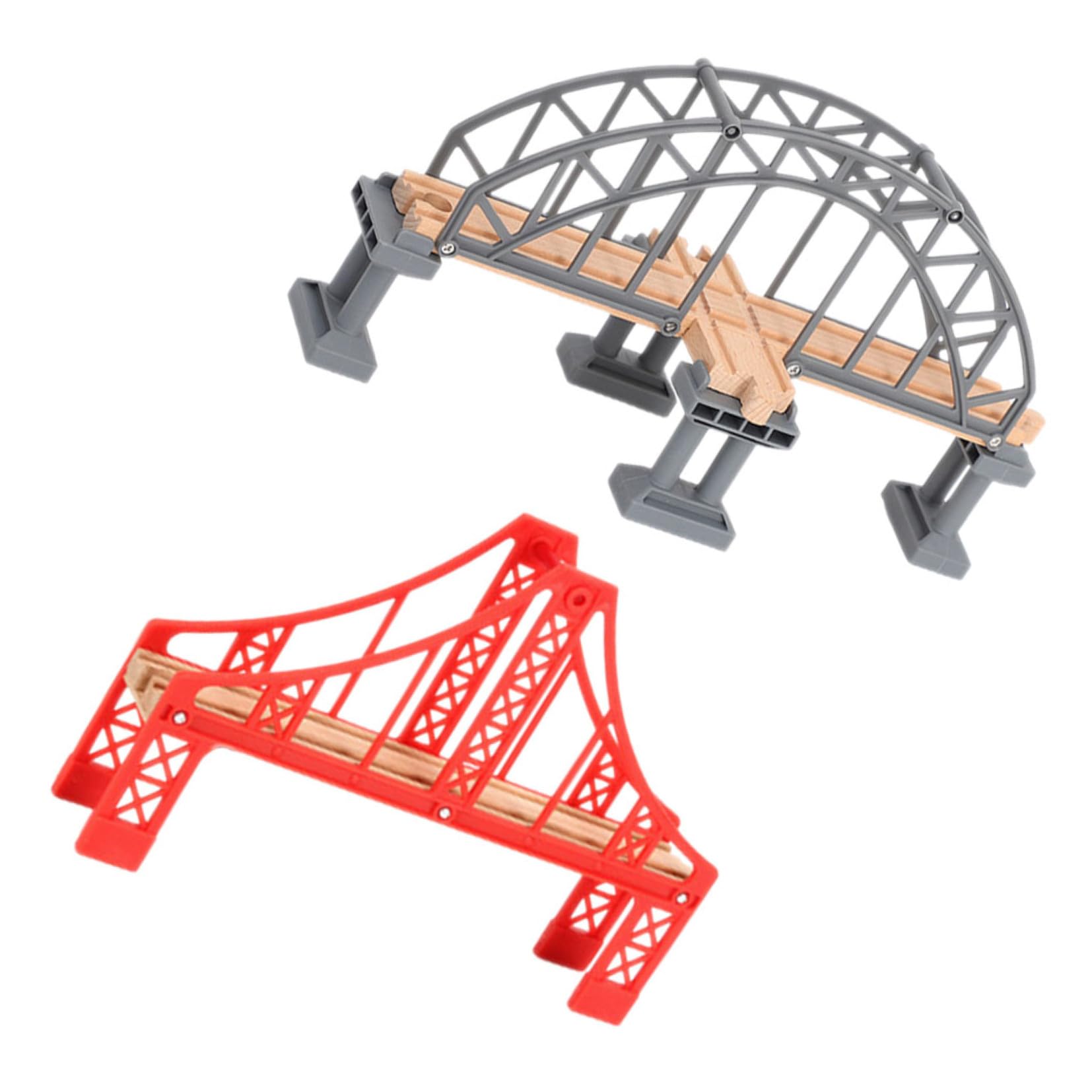 Pont pour train jouet réaliste idéal pour imaginer des paysages et circuits en famille