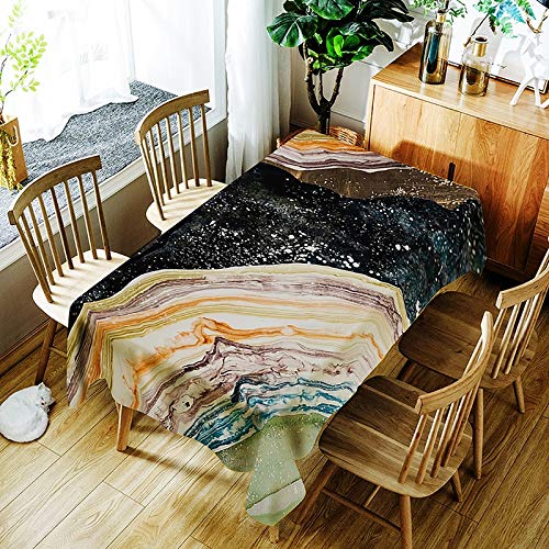 Nappe imprimée numérique Simple personnalisée Nappe imperméable Nappe rectangulaire Table Basse A12 140x140cm