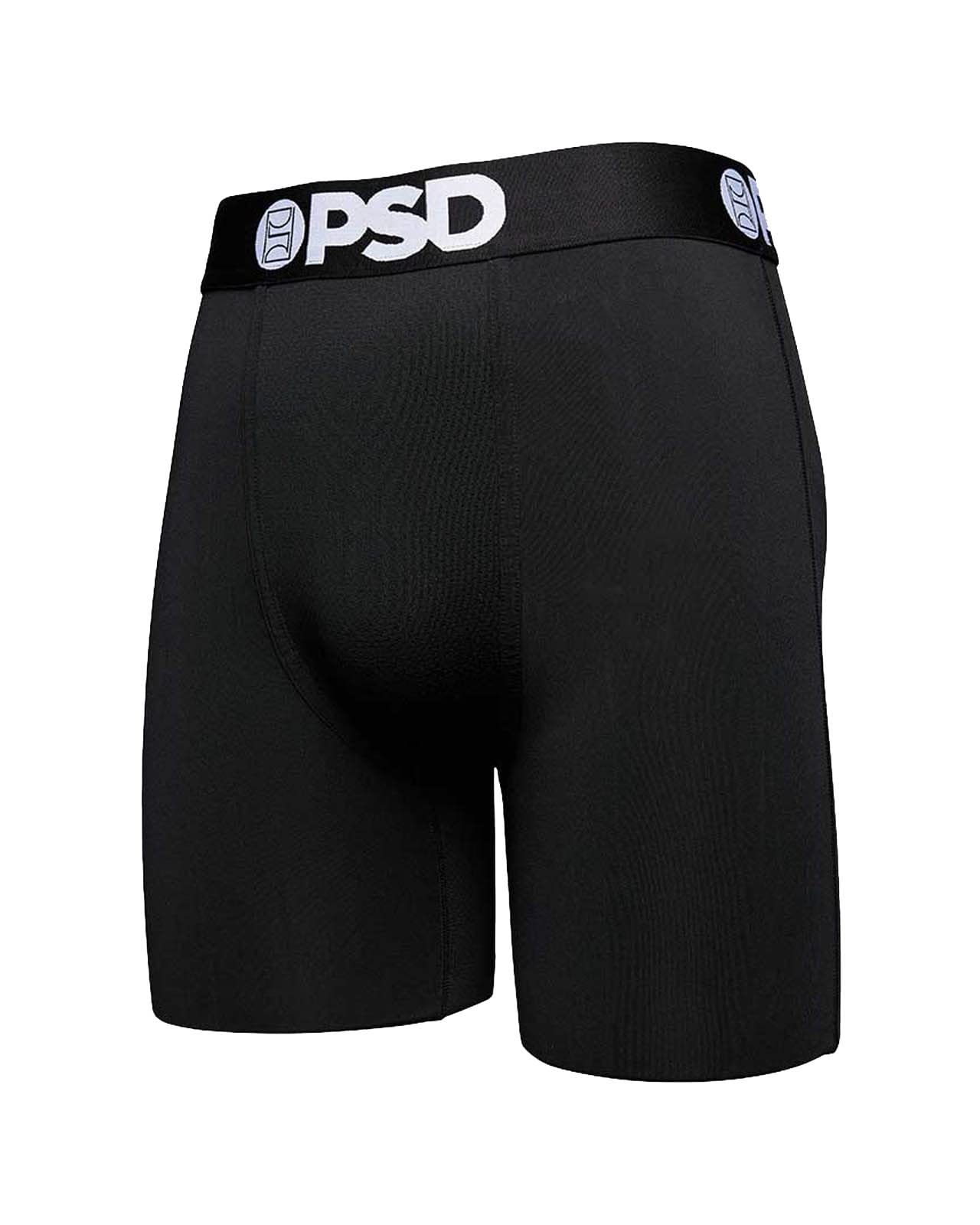 PSD Men's Basic Solid Boxer Briefs - 7 inch Inseam Breathable And Supportive Men's Underwear with Moisture-Wicking Fabric