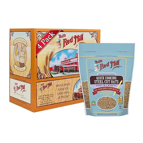 Bob's Red Mill Avena cortada de acero de cocción rápida, 22 onzas