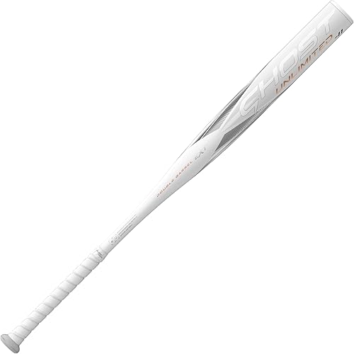 Easton  2024  Bate de sóftbol Ghost Unlimited de lanzamiento rápido  Aprobado para todos los campos  -8  -9  -10  -11 Drop  1 pieza compuesta