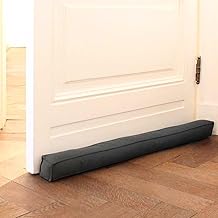 Magnetic Door Draught Excluder for Doors 100 cm – Door Draught Excluder Protection – Grey Door Floor Seal – Noise Pull Stop – Square Draught Excluder – Various Sizes and Colours