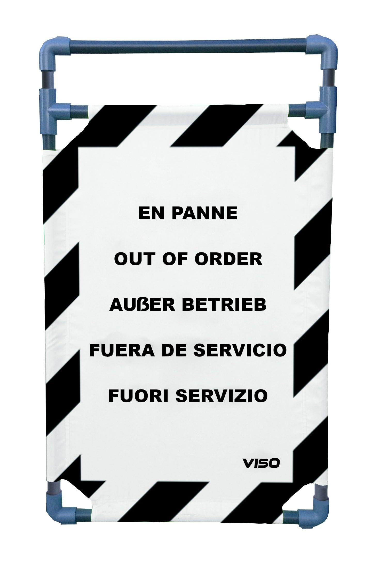 Extension barrière d'intervention PVC balisage sécurité travaux maintenance