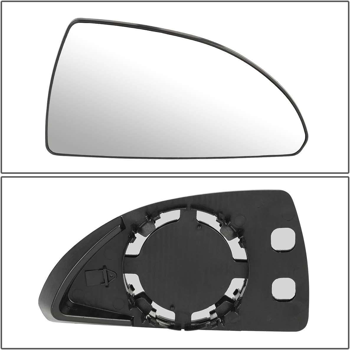 DNA Motoring OEM-MG-0235 89046150 OE Style Right Side Door Mirror Glass Compatible with 2006-2013 Impala / 2014-2016 Impala Limited
