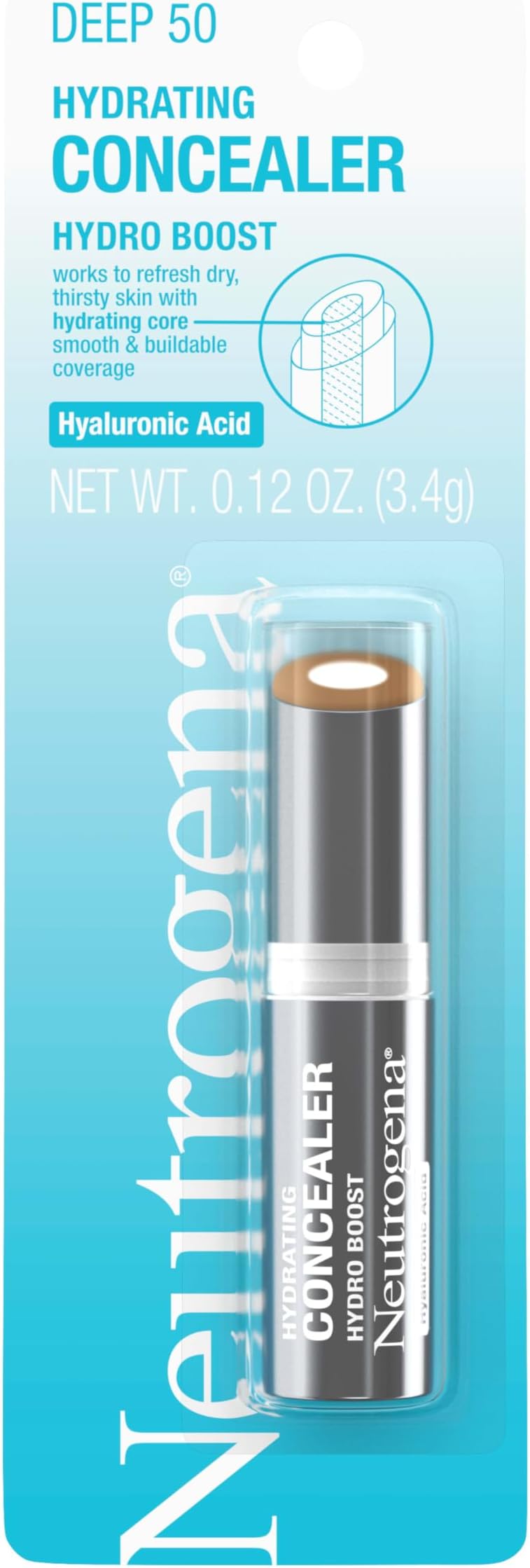 Neutrogena Hydro Boost Moisturizing Concealer 50 Deep 3.5ml (0.12oz) 50 / Deep