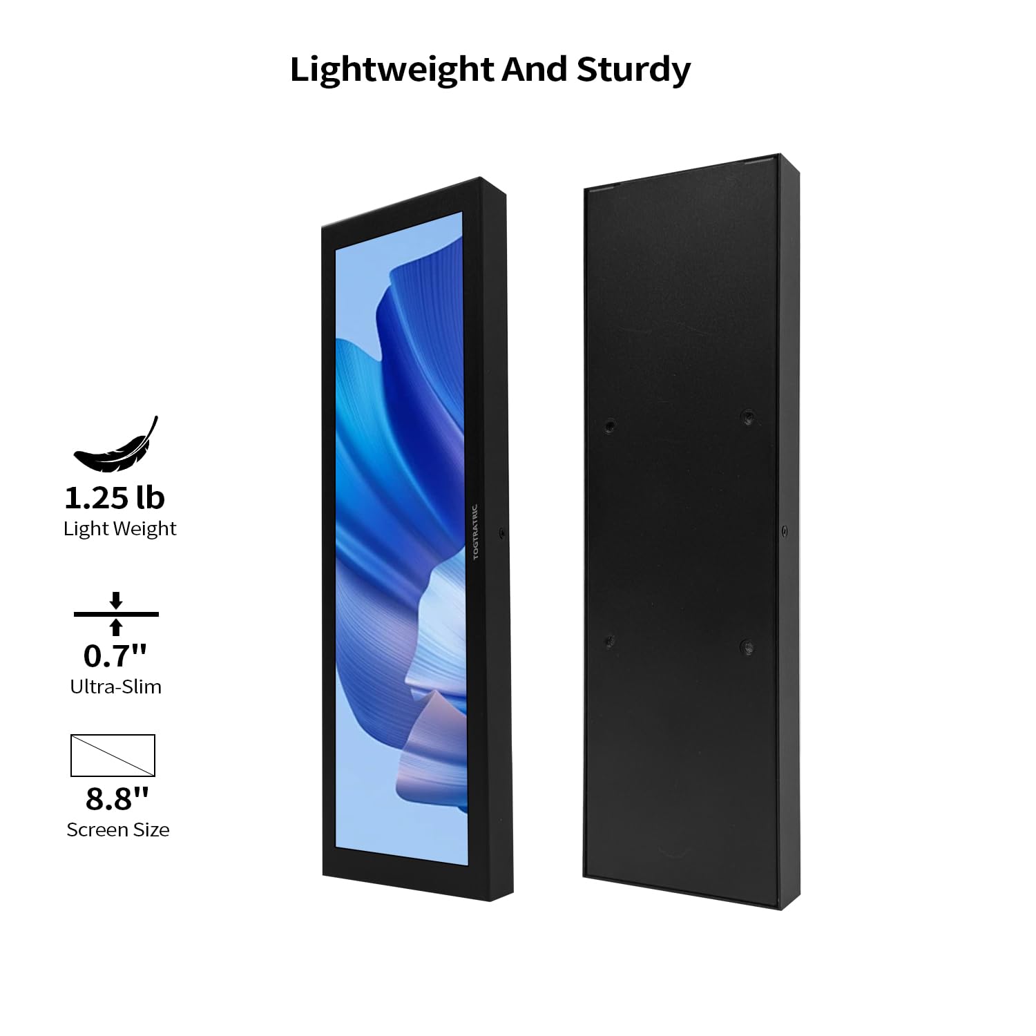 TOGTRATRIC 8.8 インチ 小型モニター 1920×480px TOGTRATRIC 8.8 Inch Mini Touchscreen Stretched Bar Monitor 1920