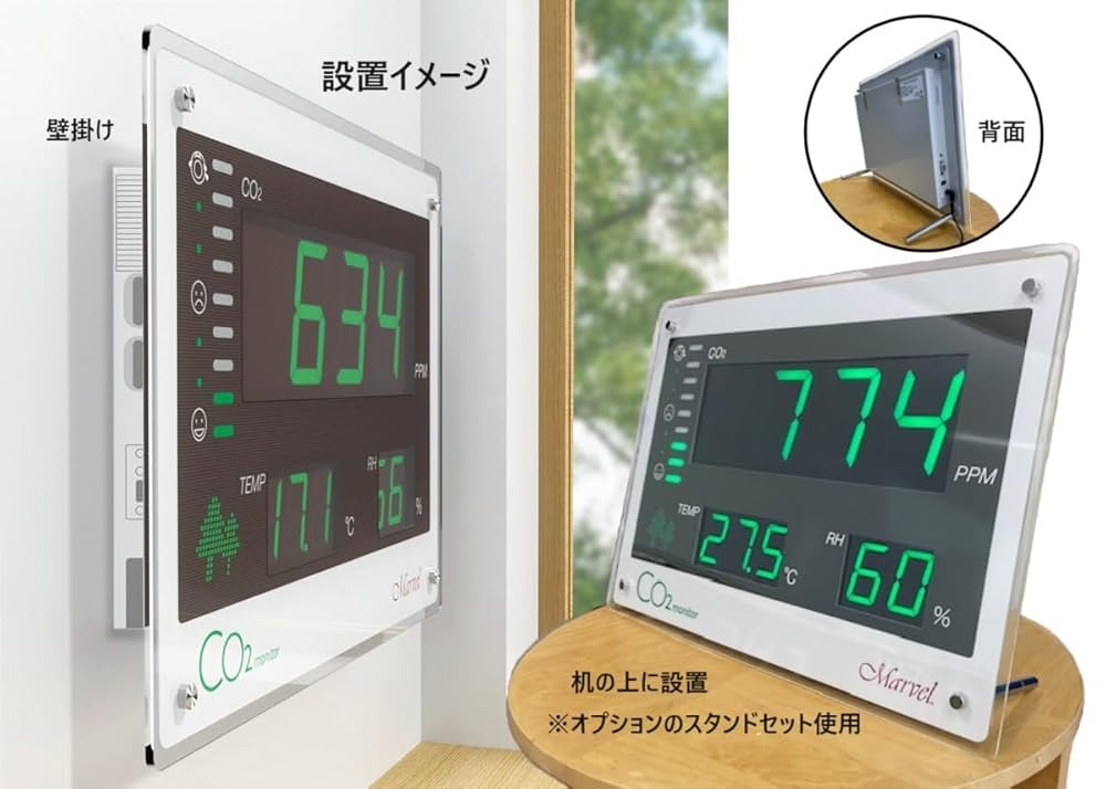 CO2モニター マーベル003 マーベル003 高精度CO2モニター マーベル003(データロガー内蔵型