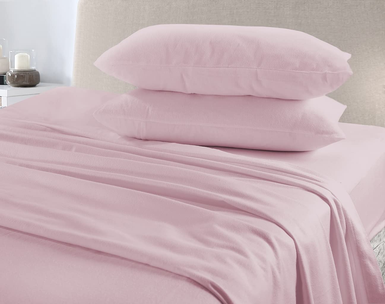 Extra Deep Fitted Sheets Plain Flannelette 100% Brushed Cotton Thermal Super Soft Warm Cos...